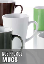 Promotion sur nos mugs publicitaires Senator