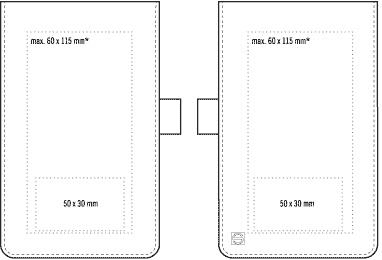 Téléchargez le gabarit de votre stylo publicitaire Affect Bloc-note A6, Bloc-note Publicitaire - bloc-note publicitaire