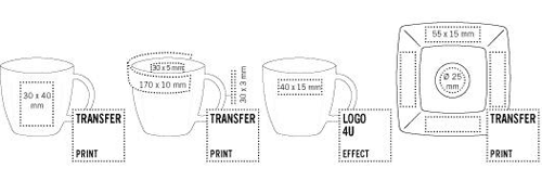 Téléchargez le gabarit de votre stylo publicitaire Mug Publicitaire Espresso : Maxim Espresso Set - mug publicitaire espresso