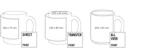 Téléchargez le gabarit de votre stylo publicitaire Mug Transparent : Frozen Mug - mug transparent