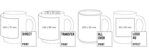 Téléchargez le gabarit de votre stylo publicitaire Mug Verre : Diamond - mug verre