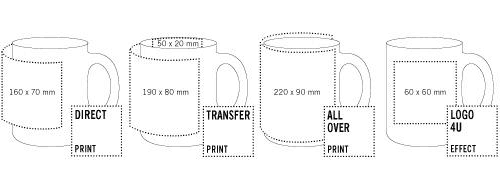 Téléchargez le gabarit de votre stylo publicitaire Tasse A Cafe Design : Diamond - tasse a cafe design