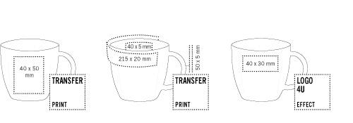 Téléchargez le gabarit de votre stylo publicitaire Tasse A Cafe Personnalisee : Maxim Café - tasse a cafe personnalisee