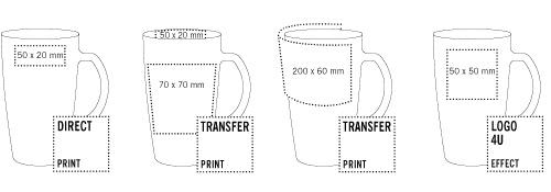 Téléchargez le gabarit de votre stylo publicitaire Verre Publicite : Tasse Clear Star - verre publicite