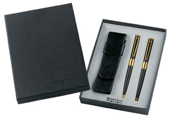 cadeaux affaires - coffret cadeau pochette stylos publicitaires