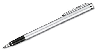 Stylo-pub-rollerball-argent