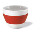 rouge - bols porcelaine publicitaires