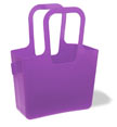 violet - Cabas plastique publicitaires