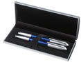 bleu - parure stylos publicitaires design
