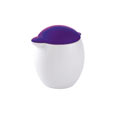 violet - pot à  lait en porcelaine blanche personnalisé