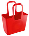 rouge - sac cabas plastique design publicitaire