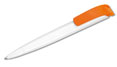 blanc-orange - skeye stylo publicitaire