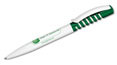 blanc-vert - stylo bille design pas cher