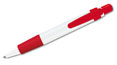 blanc-rouge - stylo design personnalisé