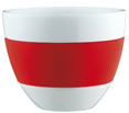 rouge - tasse à  café au lait publicitaire
