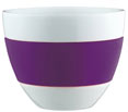 violet - tasse à  café au lait publicitaire